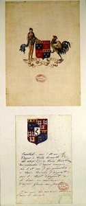 Stemma di Honoré de Balzac (1799-1850) da French School
